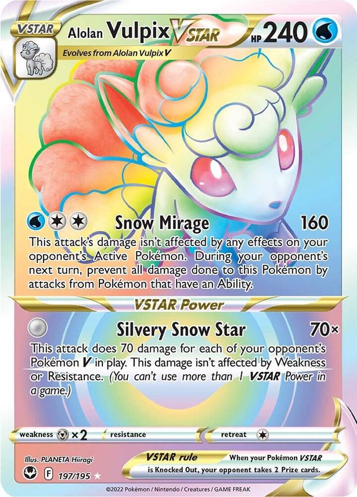 Alolan Vulpix VSTAR - 197/195