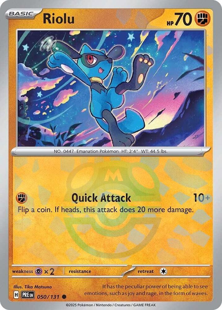 Riolu (Master Ball Pattern) - 050/131